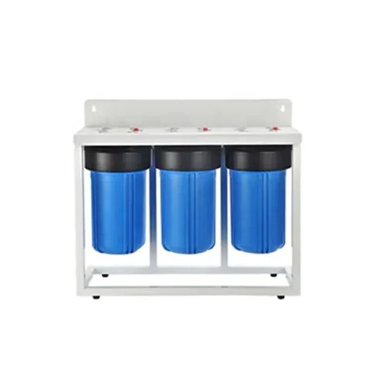 filtro de agua big blue para toda la casa 3 etapas con base purificador 4.5 x 10 para casa, tinaco o cisterna